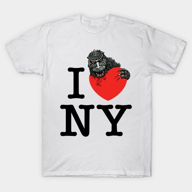 I Ate NY T-Shirt by seamustheskunk